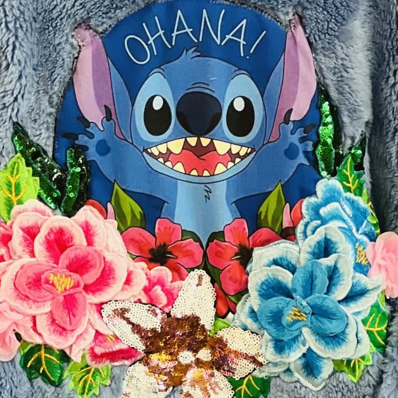 Decor ohana sur veste en jeans basic