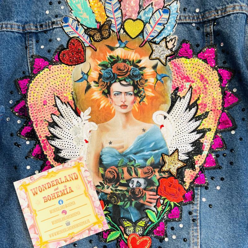 Décor art mexicain e Jean Femme – Création Artisanale et Bohème pour Noël, Anniversaire ou Instant Enchanté