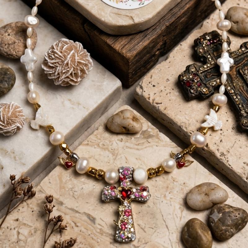 ⸻  Collier Baroque – Modèle Unique
