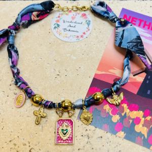 Image Collier pop exvotos Collier Fait Main  Cadeau Potique et Unique pour Nol ou Anniversaire