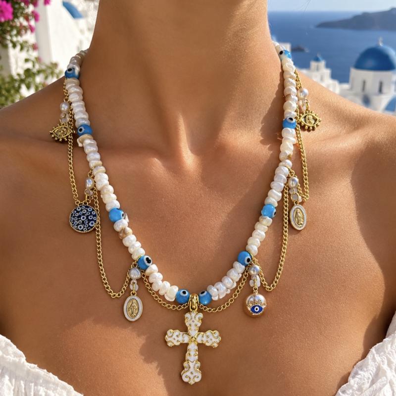 Cadeau Noël : Le Collier Île Grecque Bohème & Solaire