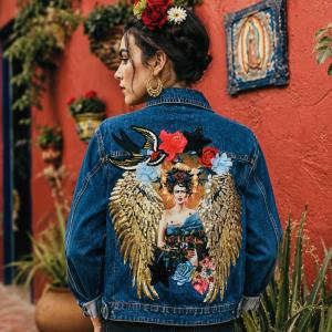 Image décor frida paradis  Femme – Création Artisanale et Bohème pour Noël, Anniversaire ou Instant Enchanté