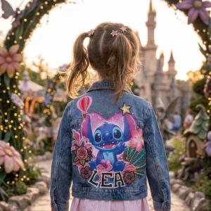 Image décor Alien, Lover,    “Vestes en Jean Personnalisées & Féeriques pour Enfants – Cadeaux Uniques pour Noël et Anniversaires