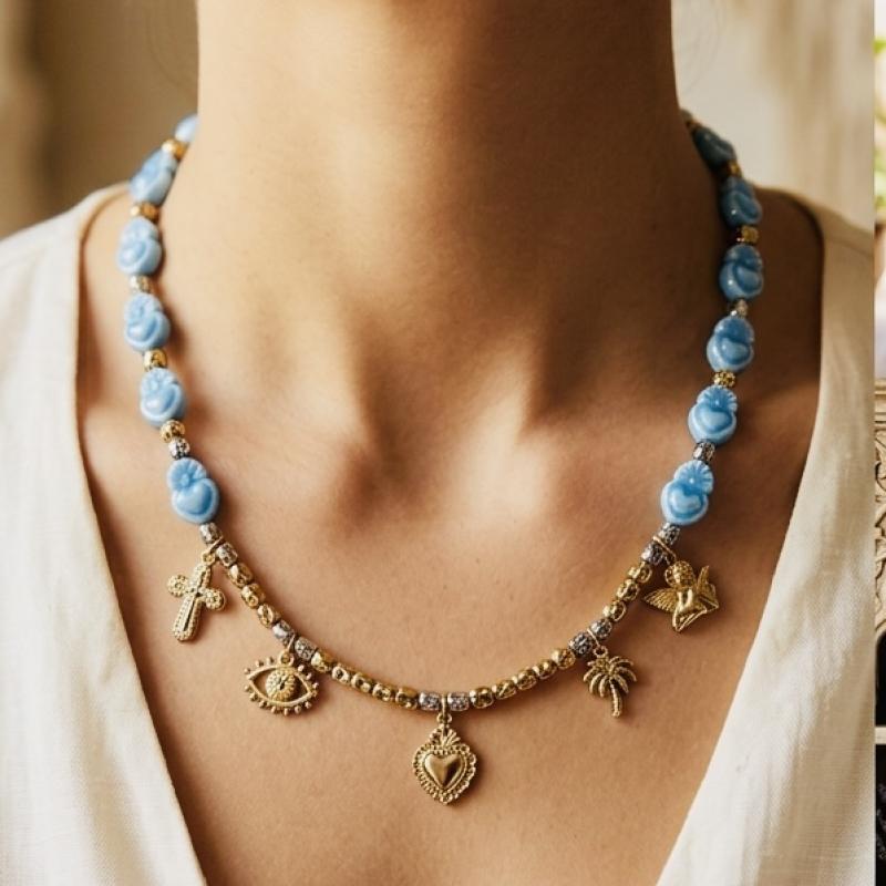 collier méditerranéen ange de la mer