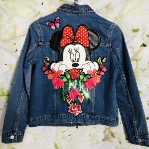 Image decor dreams mouse sur base en jeans basic