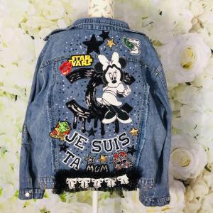 Image veste décor Minnie Galaxie model complètement unique